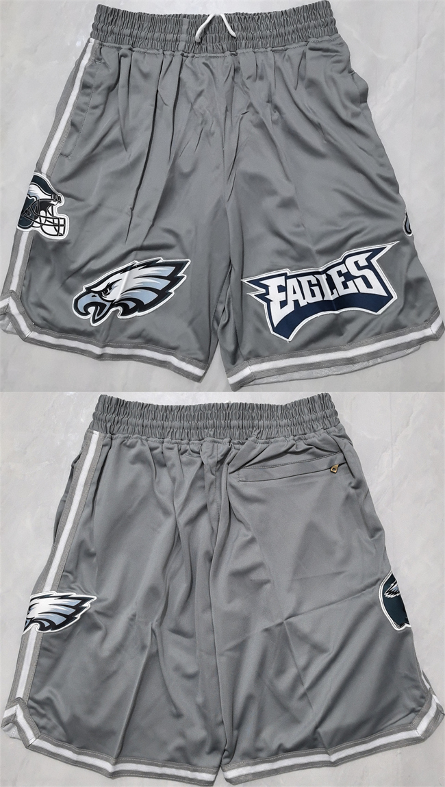 Men's Philadelphia Eagles Grey Shorts(Run Small) Men's Philadelphia Eagles Grey Shorts(Run Small)