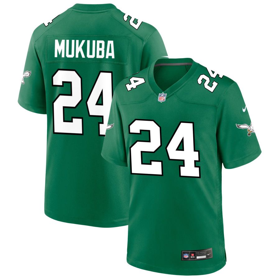 Men's Philadelphia Eagles #24 Andrew MUKUBA Green Vapor Untouchable Limited Stitched Football Jersey Men's Philadelphia Eagles #24 Andrew MUKUBA Green Vapor Untouchable Limited Stitched Football Jersey