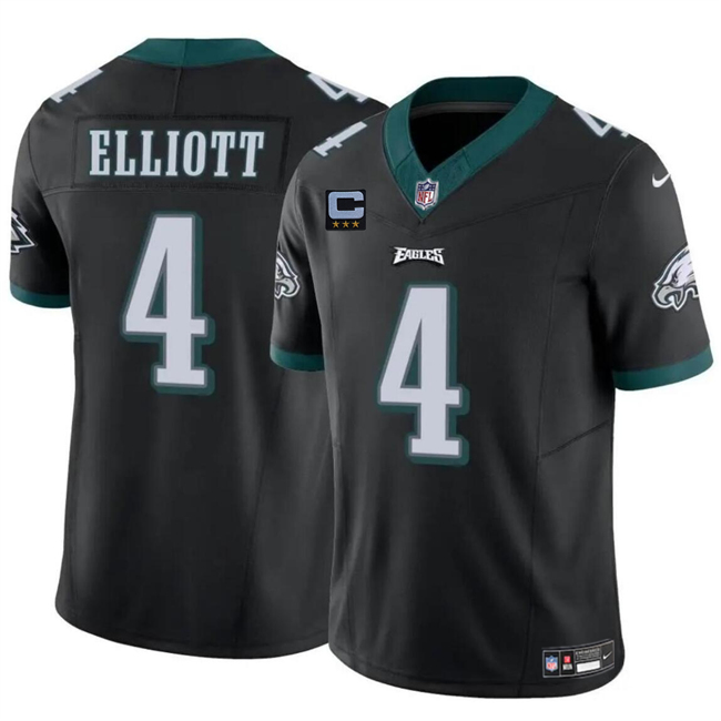 Men's Philadelphia Eagles #4 Jake Elliott Black F.U.S.E With 3-Star C Patch Vapor Untouchable Limited Stitched Football Jersey Men's Philadelphia Eagles #4 Jake Elliott Black F.U.S.E With 3-Star C Patch Vapor Untouchable Limited Stitched Football Jersey