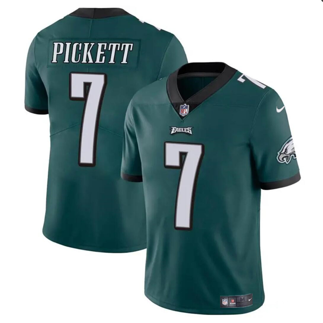Men's Philadelphia Eagles #7 Kenny Pickett Green Vapor Untouchable Limited Stitched Football Jersey Men's Philadelphia Eagles #7 Kenny Pickett Green Vapor Untouchable Limited Stitched Football Jersey