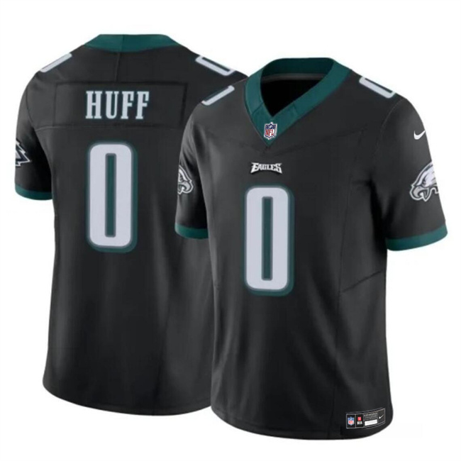 Men's Philadelphia Eagles #0 Bryce Huff Black 2024 F.U.S.E Vapor Untouchable Limited Stitched Football Jersey Men's Philadelphia Eagles #0 Bryce Huff Black 2024 F.U.S.E Vapor Untouchable Limited Stitched Football Jersey