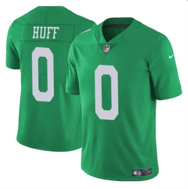 Men's Philadelphia Eagles #0 Bryce Huff Green Vapor Untouchable Throwback Limited Stitched Football Jersey Men's Philadelphia Eagles #0 Bryce Huff Green Vapor Untouchable Throwback Limited Stitched Football Jersey