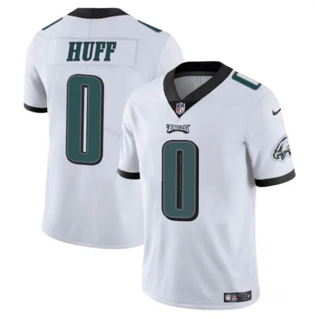 Men's Philadelphia Eagles #0 Bryce Huff White Vapor Untouchable Limited Stitched Football Jersey Men's Philadelphia Eagles #0 Bryce Huff White Vapor Untouchable Limited Stitched Football Jersey