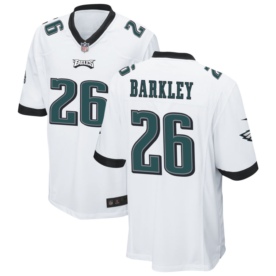 Men's Philadelphia Eagles #26 SAQUON BARKLEY white Vapor Untouchable Limited Stitched Football Jersey Men's Philadelphia Eagles #26 SAQUON BARKLEY white Vapor Untouchable Limited Stitched Football Jersey