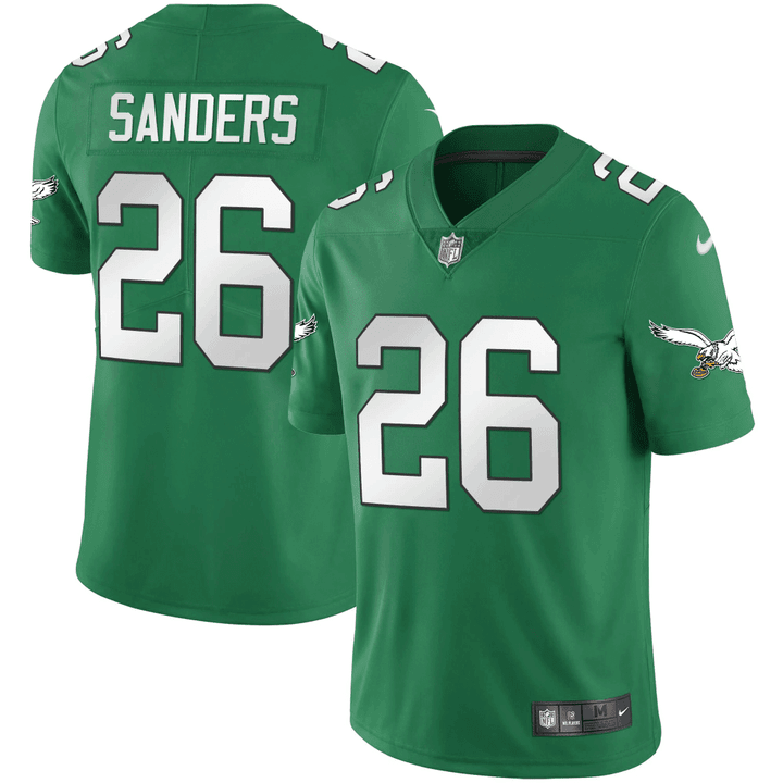 Men's Philadelphia Eagles #26 Miles Sanders Green Vapor Untouchable Limited Stitched Football Jersey Men's Philadelphia Eagles #26 Miles Sanders Green Vapor Untouchable Limited Stitched Football Jersey