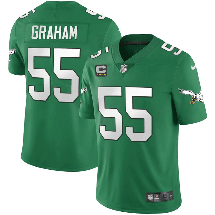 Men's Philadelphia Eagles #55 Brandon Graham Green Vapor Untouchable Limited Stitched jerseys Men's Philadelphia Eagles #55 Brandon Graham Green Vapor Untouchable Limited Stitched jerseys