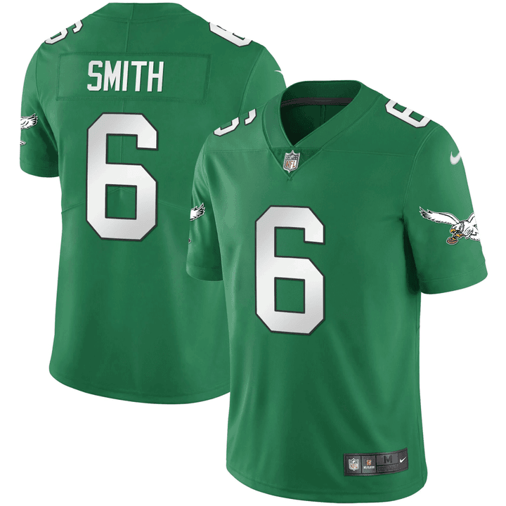 Men's Philadelphia Eagles #6 DeVonta Smith Green Vapor Untouchable Limited Stitched Jersey Men's Philadelphia Eagles #6 DeVonta Smith Green Vapor Untouchable Limited Stitched Jersey