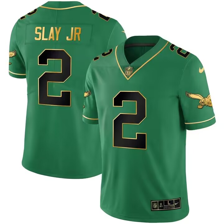 Men's Philadelphia Eagles #2 Darius Slay JR Green black Vapor Untouchable Limited Stitched Jersey Men's Philadelphia Eagles #2 Darius Slay JR Green black Vapor Untouchable Limited Stitched Jersey
