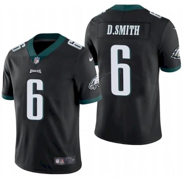 Nike Eagles 6 DeVonta Smith Black 2021 Draft Vapor Limited Jersey Nike Eagles 6 DeVonta Smith Black 2021 Draft Vapor Limited Jersey