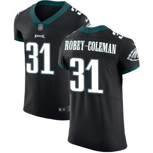 Nike Eagles #31 Nickell Robey-Coleman Black Alternate Men's Stitched NFL New Elite Jersey Nike Eagles #31 Nickell Robey-Coleman Black Alternate Men's Stitched NFL New Elite Jersey