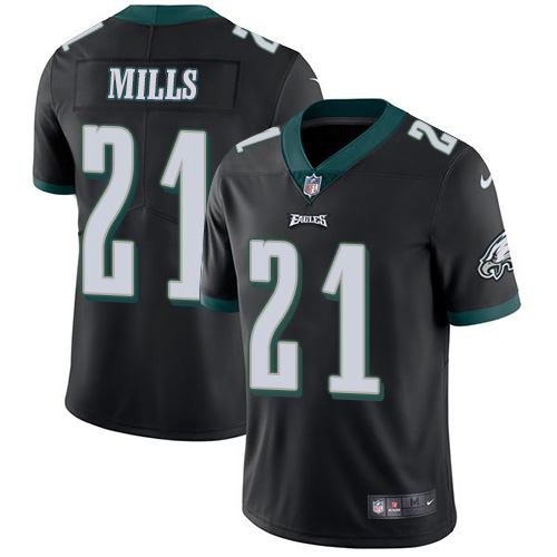 Nike Eagles #21 Jalen Mills Black Alternate Men's Stitched NFL Vapor Untouchable Limited Jersey Nike Eagles #21 Jalen Mills Black Alternate Men's Stitched NFL Vapor Untouchable Limited Jersey