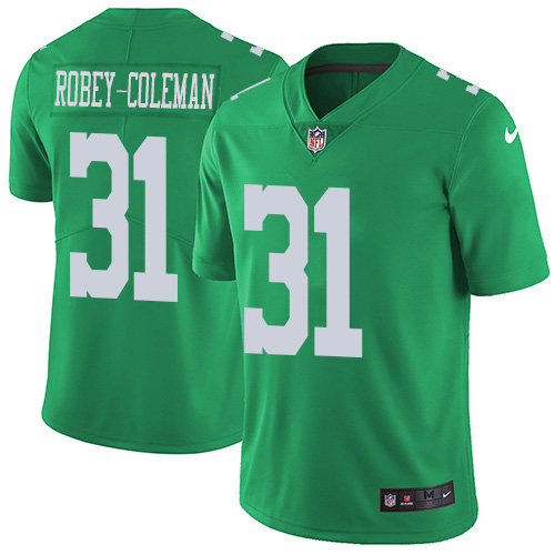 Nike Eagles #31 Nickell Robey-Coleman Green Men's Stitched NFL Limited Rush Jersey Nike Eagles #31 Nickell Robey-Coleman Green Men's Stitched NFL Limited Rush Jersey