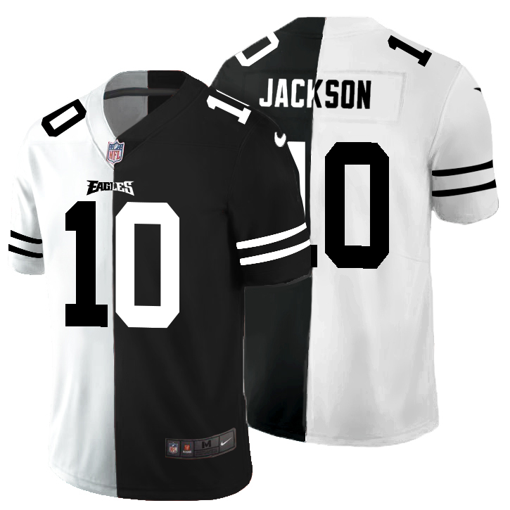 Philadelphia Eagles #10 Desean Jackson Men's Black V White Peace Split Nike Vapor Untouchable Limited NFL Jersey Philadelphia Eagles #10 Desean Jackson Men's Black V White Peace Split Nike Vapor Untouchable Limited NFL Jersey