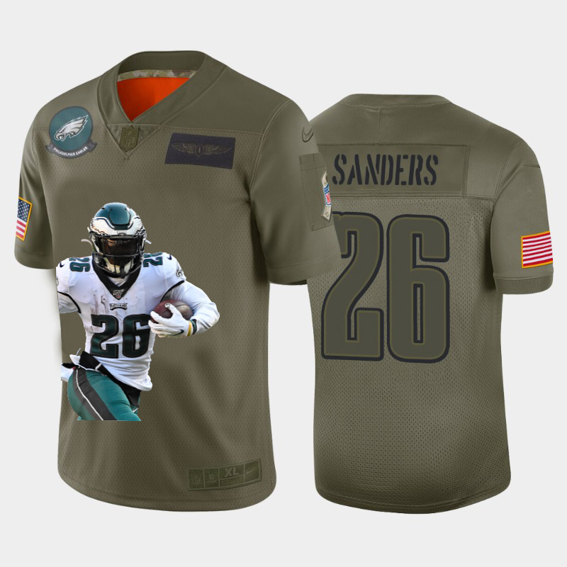 Nike Eagles 26 Miles Sanders Olive Player Name Logo Vapor Untouchable Limited Jersey Nike Eagles 26 Miles Sanders Olive Player Name Logo Vapor Untouchable Limited Jersey