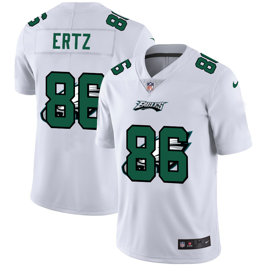 Nike Eagles 86 Zach Ertz White Shadow Logo Limited Jersey Nike Eagles 86 Zach Ertz White Shadow Logo Limited Jersey