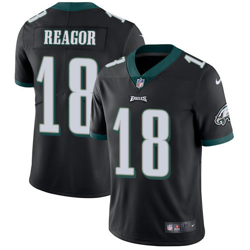 Nike Eagles #18 Jalen Reagor Black Alternate Men's Stitched NFL Vapor Untouchable Limited Jersey Nike Eagles #18 Jalen Reagor Black Alternate Men's Stitched NFL Vapor Untouchable Limited Jersey