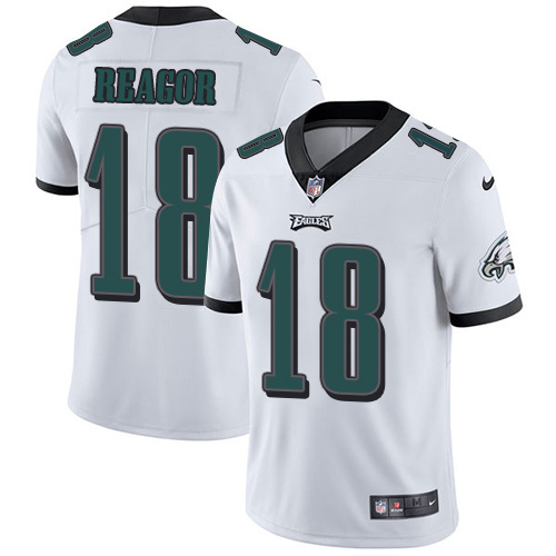 Nike Eagles #18 Jalen Reagor White Men's Stitched NFL Vapor Untouchable Limited Jersey Nike Eagles #18 Jalen Reagor White Men's Stitched NFL Vapor Untouchable Limited Jersey