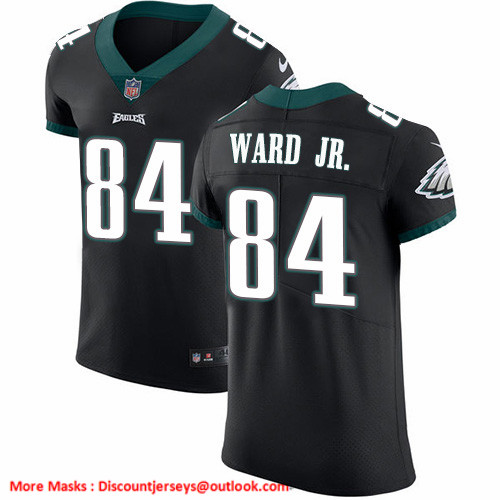 Nike Eagles #84 Greg Ward Jr. Black Alternate Men's Stitched NFL New Elite Jersey Nike Eagles #84 Greg Ward Jr. Black Alternate Men's Stitched NFL New Elite Jersey