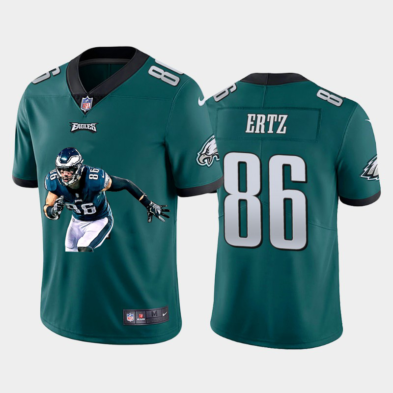 Nike Eagles 86 Zach Ertz Green Player Name Logo Vapor Untouchable Limited Jersey Nike Eagles 86 Zach Ertz Green Player Name Logo Vapor Untouchable Limited Jersey