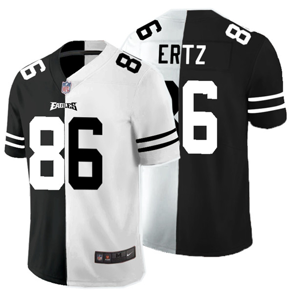 Nike Eagles 86 Zach Ertz Black And White Split Vapor Untouchable Limited Jersey Nike Eagles 86 Zach Ertz Black And White Split Vapor Untouchable Limited Jersey