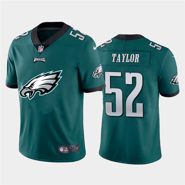Nike Eagles 52 Davion Taylor Green Team Big Logo Vapor Untouchable Limited Jersey Nike Eagles 52 Davion Taylor Green Team Big Logo Vapor Untouchable Limited Jersey
