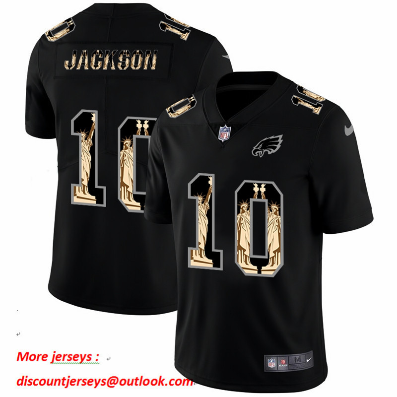 Nike Eagles 10 DeSean Jackson Black Statue Of Liberty Limited Jersey Nike Eagles 10 DeSean Jackson Black Statue Of Liberty Limited Jersey