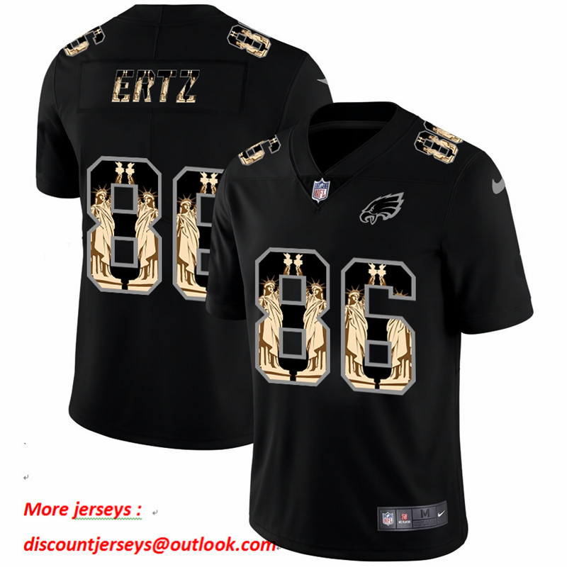 Nike Eagles 86 Zach Ertz Black Statue Of Liberty Limited Jersey Nike Eagles 86 Zach Ertz Black Statue Of Liberty Limited Jersey