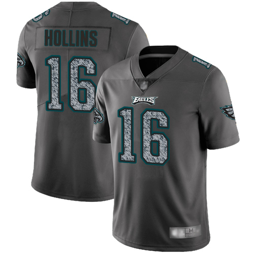Eagles #16 Mack Hollins Gray Static Men's Stitched Football Vapor Untouchable Limited Jersey Eagles #16 Mack Hollins Gray Static Men's Stitched Football Vapor Untouchable Limited Jersey