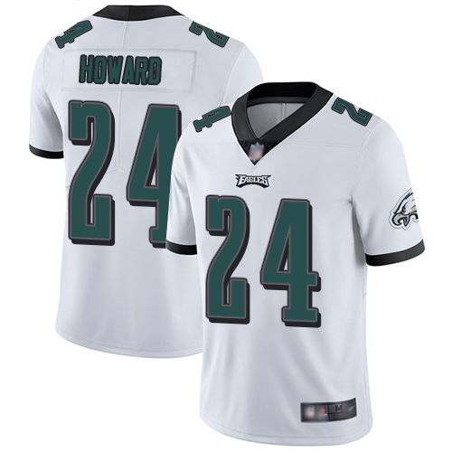 Eagles #24 Jordan Howard White Men's Stitched Football Vapor Untouchable Limited Jersey Eagles #24 Jordan Howard White Men's Stitched Football Vapor Untouchable Limited Jersey