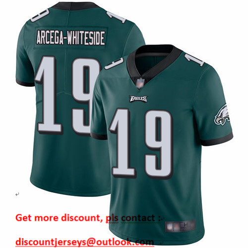 Eagles #19 JJ Arcega-Whiteside Midnight Green Team Color Men's Stitched Football Vapor Untouchable Limited Jersey Eagles #19 JJ Arcega-Whiteside Midnight Green Team Color Men's Stitched Football Vapor Untouchable Limited Jersey