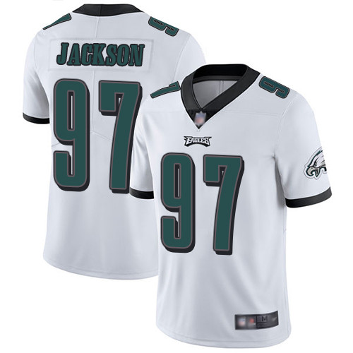 Eagles #97 Malik Jackson White Men's Stitched Football Vapor Untouchable Limited Jersey Eagles #97 Malik Jackson White Men's Stitched Football Vapor Untouchable Limited Jersey