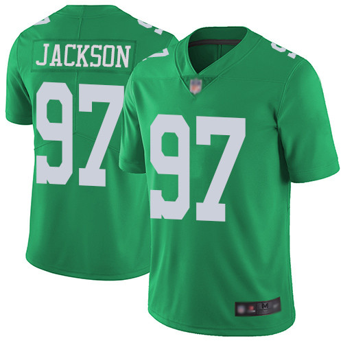 Eagles #97 Malik Jackson Green Men's Stitched Football Limited Rush Jersey Eagles #97 Malik Jackson Green Men's Stitched Football Limited Rush Jersey