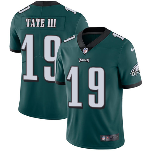 Nike Eagles #19 Golden Tate III Midnight Green Team Color Men's Stitched NFL Vapor Untouchable Limited Jersey Nike Eagles #19 Golden Tate III Midnight Green Team Color Men's Stitched NFL Vapor Untouchable Limited Jersey