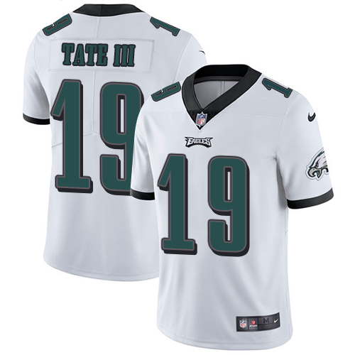 Nike Eagles #19 Golden Tate III White Men's Stitched NFL Vapor Untouchable Limited Jersey Nike Eagles #19 Golden Tate III White Men's Stitched NFL Vapor Untouchable Limited Jersey