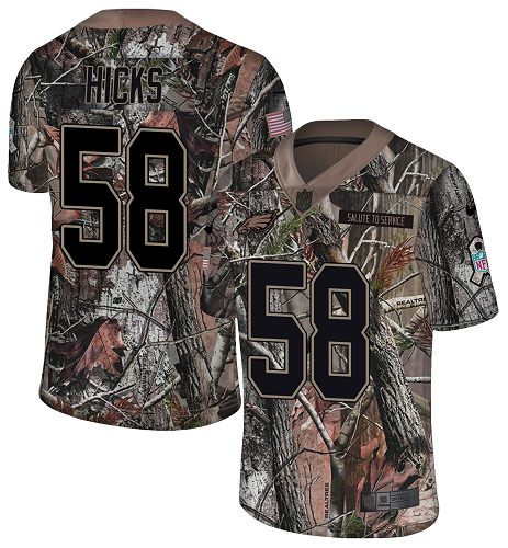 Nike Eagles #58 Jordan Hicks Camo Men's Stitched NFL Limited Rush Realtree Jersey Nike Eagles #58 Jordan Hicks Camo Men's Stitched NFL Limited Rush Realtree Jersey