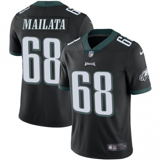 Nike Eagles 68 Jordan Mailata Black Vapor Untouchable Limited Jersey Nike Eagles 68 Jordan Mailata Black Vapor Untouchable Limited Jersey