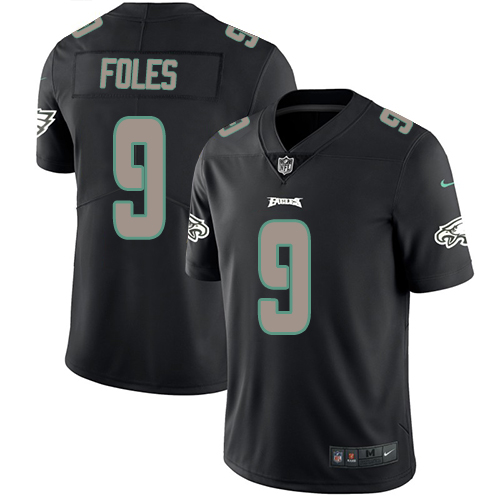 Nike Eagles #9 Nick Foles Black Men's Stitched NFL Limited Rush Impact Jersey Nike Eagles #9 Nick Foles Black Men's Stitched NFL Limited Rush Impact Jersey