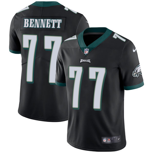 Nike Eagles #77 Michael Bennett Black Alternate Men's Stitched NFL Vapor Untouchable Limited Jersey Nike Eagles #77 Michael Bennett Black Alternate Men's Stitched NFL Vapor Untouchable Limited Jersey