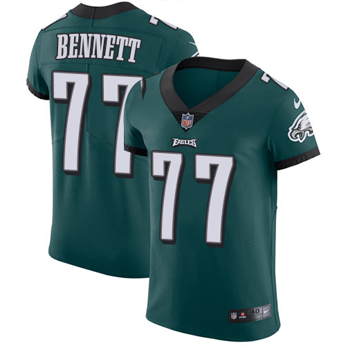 Nike Eagles #77 Michael Bennett Midnight Green Team Color Men's Stitched NFL Vapor Untouchable Elite Jersey Nike Eagles #77 Michael Bennett Midnight Green Team Color Men's Stitched NFL Vapor Untouchable Elite Jersey