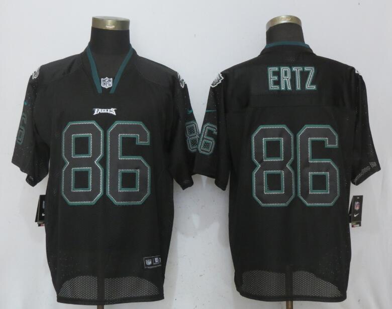 Nike Eagles #86 Zach Ertz Black Lights Out Elite Jersey Nike Eagles #86 Zach Ertz Black Lights Out Elite Jersey