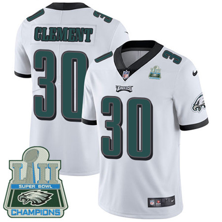 Nike Eagles #30 Corey Clement White Super Bowl LII Champions Men's Stitched NFL Vapor Untouchable Limited Jersey Nike Eagles #30 Corey Clement White Super Bowl LII Champions Men's Stitched NFL Vapor Untouchable Limited Jersey