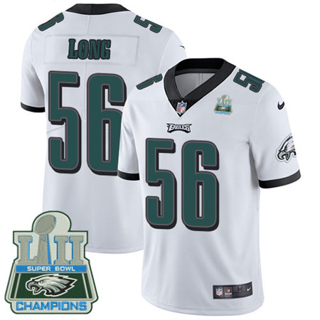 Nike Eagles #56 Chris Long White Super Bowl LII Champions Men's Stitched NFL Vapor Untouchable Limited Jersey Nike Eagles #56 Chris Long White Super Bowl LII Champions Men's Stitched NFL Vapor Untouchable Limited Jersey