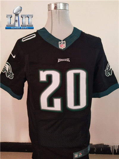 NEW Philadelphia Eagles #20 Brian Dawkins Black Super Bowl LII Alternate NFL New Elite Jersey NEW Philadelphia Eagles #20 Brian Dawkins Black Super Bowl LII Alternate NFL New Elite Jersey