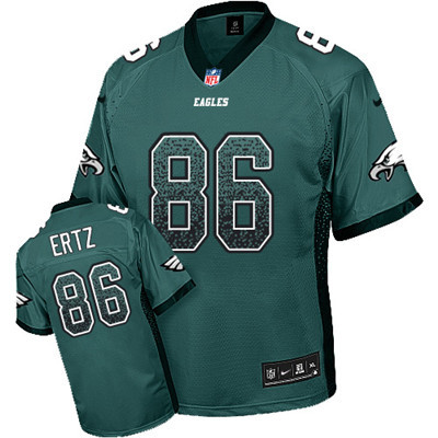 Nike Eagles #86 Zach Ertz Midnight Green Team Color Men's Stitched NFL Elite Drift Fashion Jersey Nike Eagles #86 Zach Ertz Midnight Green Team Color Men's Stitched NFL Elite Drift Fashion Jersey