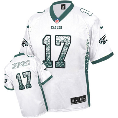 Nike Eagles #17 Alshon Jeffery White Men's Stitched NFL Elite Drift Fashion Jersey Nike Eagles #17 Alshon Jeffery White Men's Stitched NFL Elite Drift Fashion Jersey