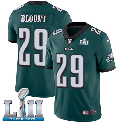 Nike Eagles #29 LeGarrette Blount Midnight Green Team Color Super Bowl LII Men's Stitched NFL Vapor Untouchable Limited Jersey Nike Eagles #29 LeGarrette Blount Midnight Green Team Color Super Bowl LII Men's Stitched NFL Vapor Untouchable Limited Jersey