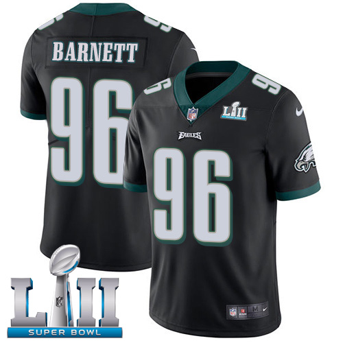 Nike Eagles #96 Derek Barnett Black Alternate Super Bowl LII Men's Stitched NFL Vapor Untouchable Limited Jersey Nike Eagles #96 Derek Barnett Black Alternate Super Bowl LII Men's Stitched NFL Vapor Untouchable Limited Jersey