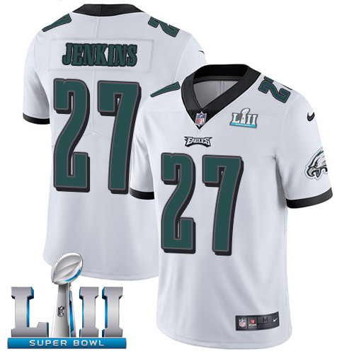 Nike Eagles #27 Malcolm Jenkins White Super Bowl LII Men's Stitched NFL Vapor Untouchable Limited Jersey Nike Eagles #27 Malcolm Jenkins White Super Bowl LII Men's Stitched NFL Vapor Untouchable Limited Jersey