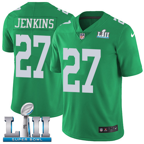 Nike Eagles #27 Malcolm Jenkins Green Super Bowl LII Men's Stitched NFL Limited Rush Jersey Nike Eagles #27 Malcolm Jenkins Green Super Bowl LII Men's Stitched NFL Limited Rush Jersey