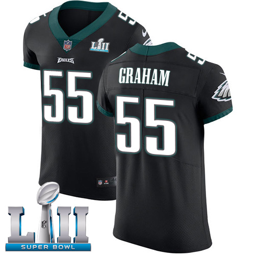 Nike Eagles #55 Brandon Graham Black Alternate Super Bowl LII Men's Stitched NFL Vapor Untouchable Elite Jersey Nike Eagles #55 Brandon Graham Black Alternate Super Bowl LII Men's Stitched NFL Vapor Untouchable Elite Jersey